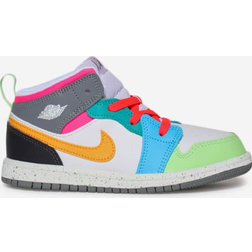 Jordan 1 Mid SE TD - White/Dark Shadow/Hyper Pink/Taxi