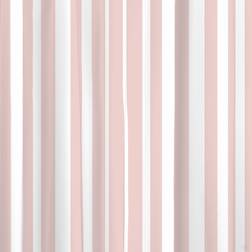 Dunelm Bold Stripe Shower Pink/White