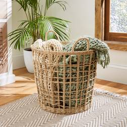 Dunelm Paper Rope Fisherman Natural Basket