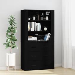 vidaXL Highboard Black Skænk 80x70cm