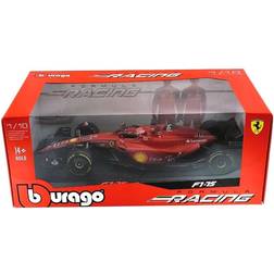 BBurago Formula 1 Ferrari F1-75 Leclerc with Helmet 1:18