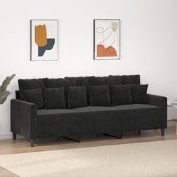 vidaXL sammet Soffa 3-sits