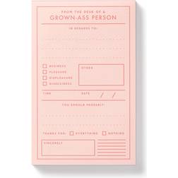 Galison Grown-Ass Person Memo Pad