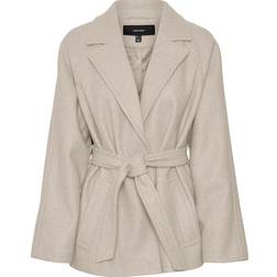 Vero Moda Vincebea Jacket - Grey/Oatmeal