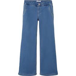 Name It Light Blue Denim Salli Wide Jeans Noos-128