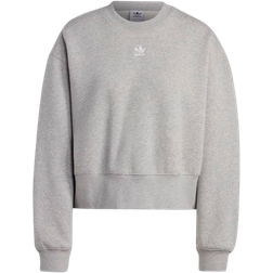 adidas Women's Originals Adicolor Essentials Crew Sweatshirt - Medium Grey Heather