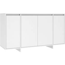 vidaXL Engineered Wood White Buffet 135x75cm