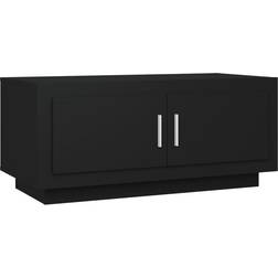vidaXL Engineered Wood Black Soffbord 50x102cm