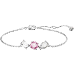 Swarovski Mesmera Bracelet - Silver/Transparent/Pink