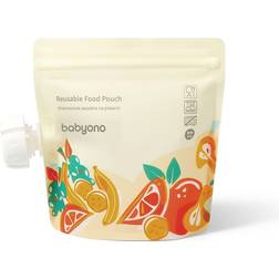 BabyOno Reusable Food Pouch 150ml 5pcs