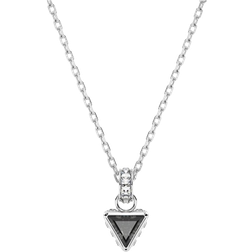 Swarovski Stilla Pendant Necklace - Silver/Black/Transparent