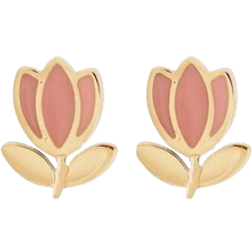 Edblad Tulip Studs - Gold/Pink