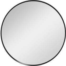 Homcom Circle Black Wall Mirror 61cm