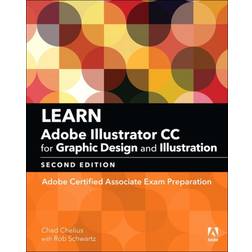 Learn Adobe Illustrator CC for Graphic Design and Illustration (Hæftet, 2018)