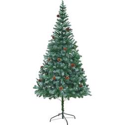 vidaXL Cones Green Christmas Tree 210cm