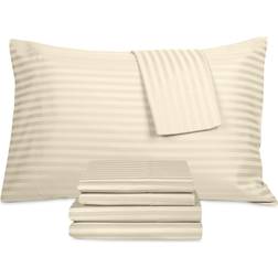 FairField Square Collection Brookline Bed Sheet Natural