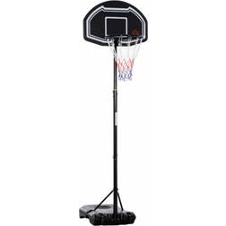 Homcom Adjustable Basketball Hoop Stand W/ Wheels And Weight Base