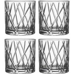 Orrefors City DOF Verre à whisky 33cl 4pcs