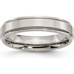 GemApex Ridged Edge Ring 5mm - Titanium