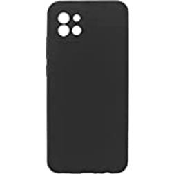 eSTUFF samsung galaxy a03 5g silicone case black silk es673191-bulk