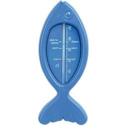 Badethermometer Fisch blau