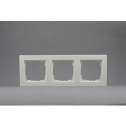 Gira Frame 3-gang E2 pure white
