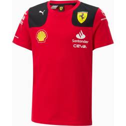 Puma Ferrari T-Shirt Rød Sporty Stil - Flerfarvet