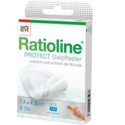 Lohmann & Rauscher Ratioline Protect Gelpflaster 4,5x7,4 5