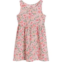 H&M Patterned Cotton Dress - Pink/Floral (1157735055)