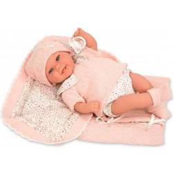 Hamleys Baby Arias Doll with Pink Blanket 35cm