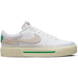 Nike Court Legacy Lift W - White/Coconut Milk/Stadium Green/Summit White