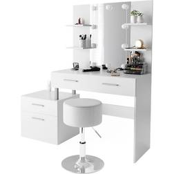 VICCO Maria White Schminktisch 43x132cm