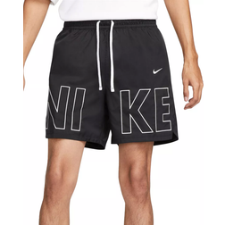 Nike Sportswear Men's Woven Flow Shorts - Black/White