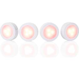 JML Mood Magic Beat White Wall light ∅ 6.5cm 4pcs