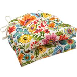 Pillow Perfect 620695 Chair Cushions Blue, Green, Yellow (40.6x39.4cm)