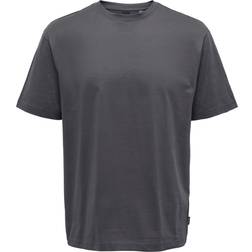 Only & Sons Onsfred T-shirt Charcoal Grey