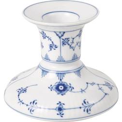 Royal Copenhagen Musselmalet Riflet White/Blue Candle Holder 3"