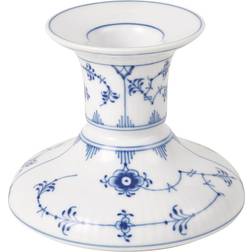 Royal Copenhagen Musselmalet Riflet White/Blue Värmeljuslykta 7.5cm