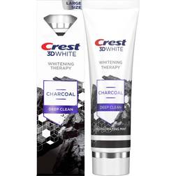 Crest 3D White Whitening Therapy Charcoal Deep Clean Teeth Whitening Mint