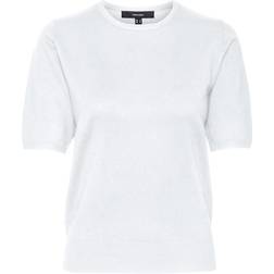 Vero Moda Silje Pullover - White/Bright White