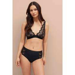Understatement Trusser Saboteur Lace Highwaist Briefs Sort