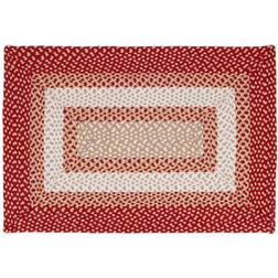 Super Area Rugs Waterbury Beige, Red 24x72"