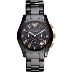 Emporio Armani Ceramica Chronograph Black AR1410