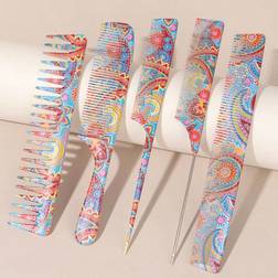 Shein 5pcs Professional Hair Cutting Styling Comb