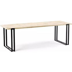 Sellyhome Horten Extendable Oak Craft / Black Matbord 80x240cm