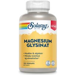 Solaray Magnesium Glycinat 120 Kapslar 120 stk