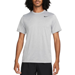 NIKE Men's Dri-FIT Legend Fitness T-Shirt - Tumbled Grey/Flat Silver/Heather/Black