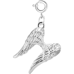 Philip Jones Angel Wings Charm - Silver