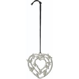 Rosendahl Karen Blixen Heart Garland Silver Juletræspynt 7cm