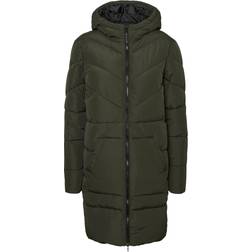 Noisy May Long Puffer Jacket - Rosin